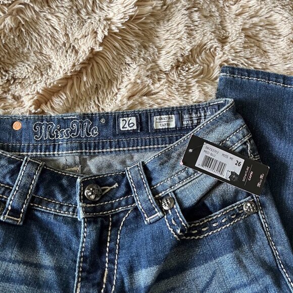 NEW Miss Me Capri Jeans 26 - Picture 5 of 5